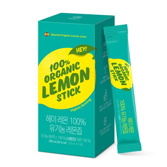 헤이 레몬 100% 유기농 레몬즙 (20ml x 14포) + 포토리뷰 작성시 적립금 2,000원 적립(5월 4주차 지급/ID당 1회)_2