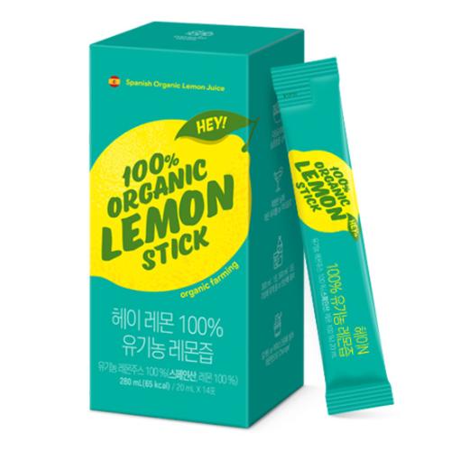 [웰니스 레터] 헤이N 레몬 100% 유기농 레몬즙 (20ml x 14포)