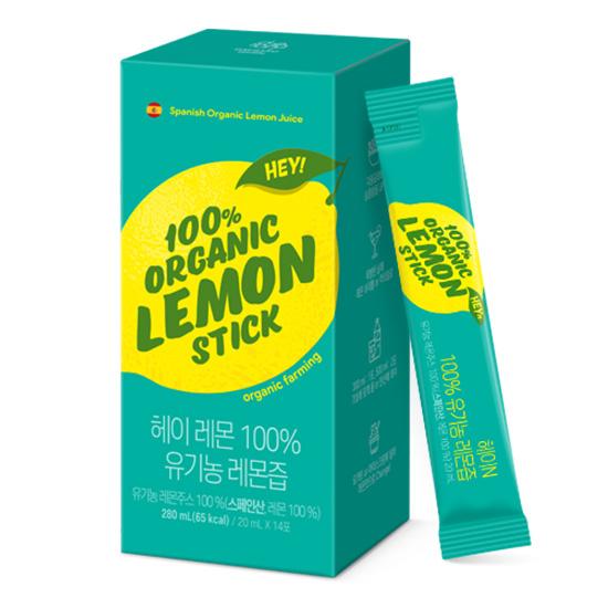 헤이N 레몬 100% 유기농 레몬즙 (20ml x 14포)