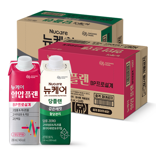 뉴케어 혈압플랜 200ml (24팩) + 당플랜 검은깨맛 200ml (30팩) / + 적립금 5,000원 증정 _2