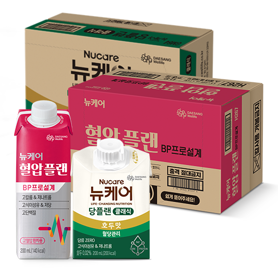 당플랜 호두맛 클래식 200ml (30팩) + 뉴케어 혈압플랜 200ml (24팩) + 적립금 5,000원 증정 _2