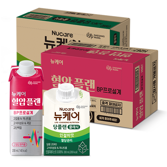 당플랜 인절미맛 클래식 200ml (30팩) + 뉴케어 혈압플랜 200ml (24팩) + 적립금 5,000원 증정 _2