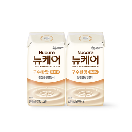 [뉴케어 7월 특가] 뉴케어 구수한맛 클래식 (빨대형_플라스틱절감) 200ml (48팩)