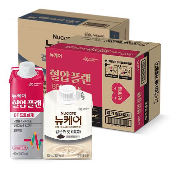 뉴케어 검은깨맛 클래식 200ml (30팩) + 뉴케어 혈압플랜 200ml (24팩) + 적립금 5,000원 증정 _2