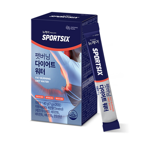 [사전구매] 뉴케어 스포식스 팻버닝 다이어트 워터 (7g×20포) /10일분 + 에코젠 보틀 증정 + 포토리뷰 작성시 적립금 3,000원 적립(6월 4주차 지급/ID당 1회)_2