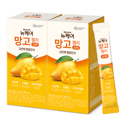 뉴케어 망고젤리 스틱 (25g x 15포)X2