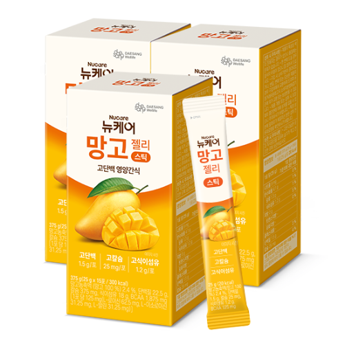 뉴케어 망고젤리 스틱 (25g x 15포)X3