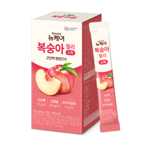 뉴케어 복숭아젤리 스틱 (25g x 15포)