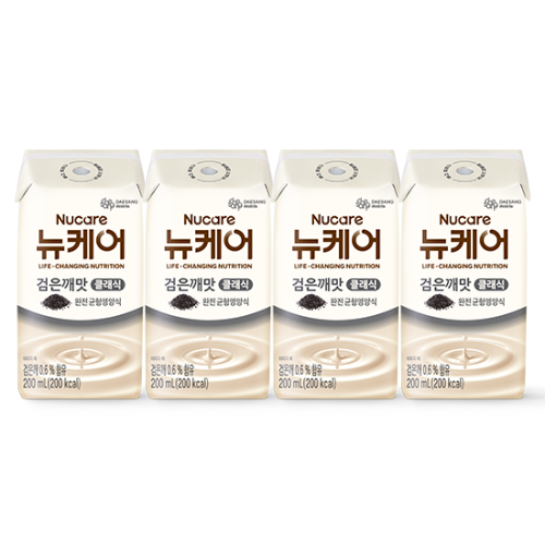 뉴케어 검은깨맛 클래식 (빨대형_플라스틱절감) 200ml (96팩)