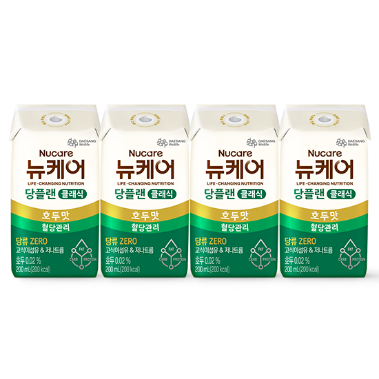 뉴케어 당플랜 호두맛 클래식 (빨대형_플라스틱절감) 200ml (96팩)_1