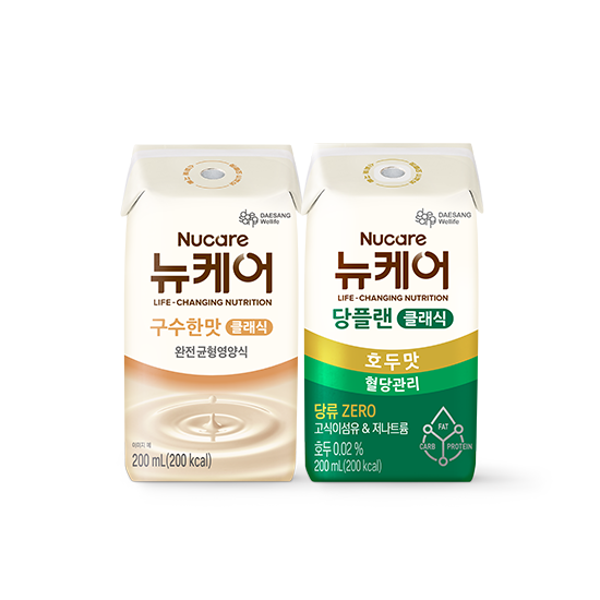 뉴케어 구수한맛 클래식 (빨대형) 200ml (24팩) + 당플랜 호두맛 클래식 (빨대형) 200ml (24팩) + 적립금 3,000원 증정_2