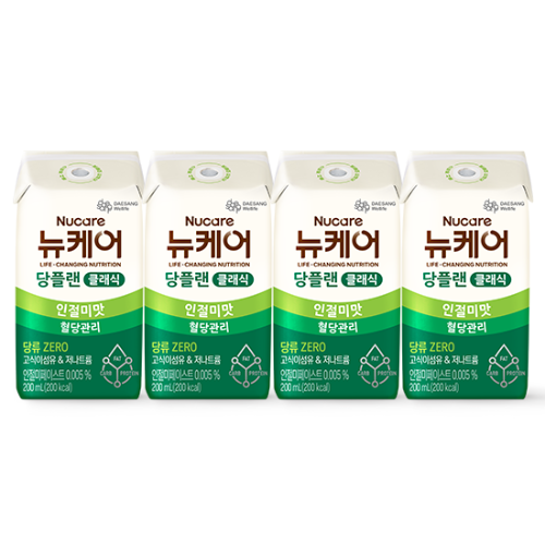 당플랜 인절미맛 클래식 (빨대형_플라스틱절감) 200ml (96팩)