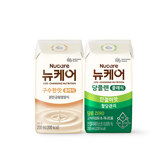 뉴케어 구수한맛 클래식 (빨대형) 200ml (24팩) + 당플랜 인절미맛 클래식 (빨대형) 200ml (24팩) + 적립금 3,000원 증정_2