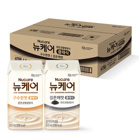 [핫딜특가] ★한정수량★ 뉴케어 클래식 반반세트(구수한맛+검은깨맛) 200ml (24팩)_1