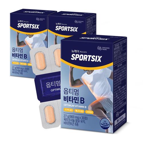 뉴케어 스포식스 옵티멈 비타민B (900 mgX30정)X3 /90일분